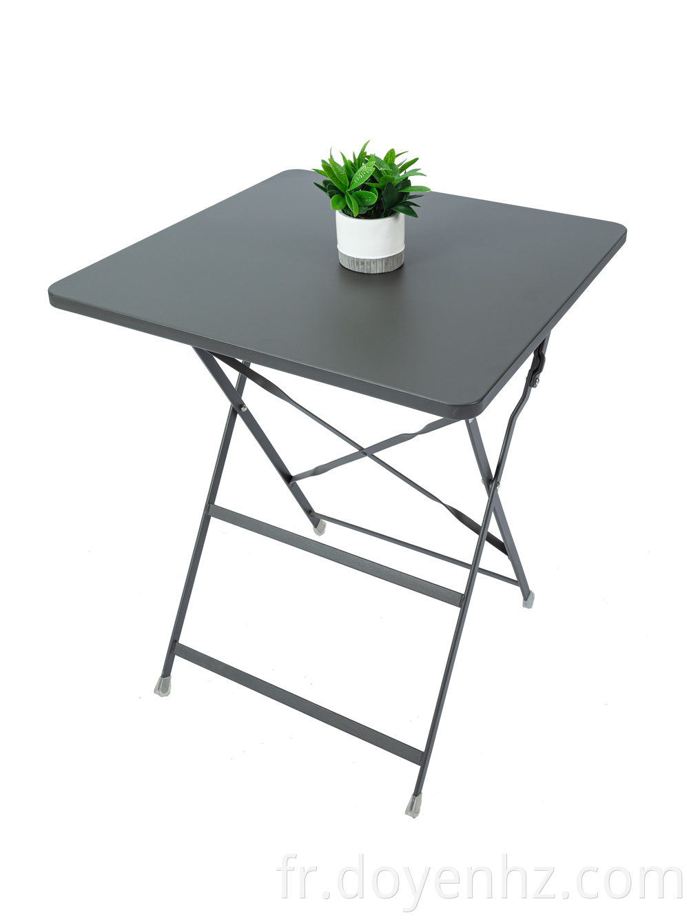 Metal Folding Square Bistro Table